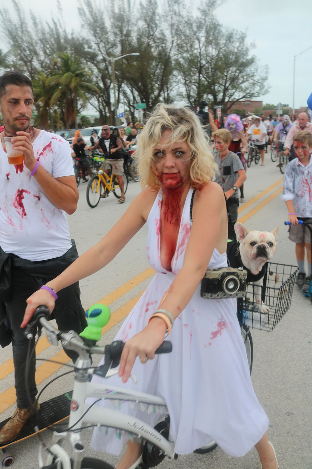 Zombie Bike Ride 2017 photo - Duval Street, Key West